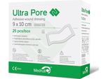 Medrull Cerotti Sterili Per Ferite 9X10 Cm Cerotti Sterili Per Ferite Ultra Pore Forte Forza Adesiva - Protegge Da Tagli E Graffi - Confezionati Singolarmente Da 25 Pz