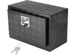 Vevor Cassetta Per Attrezzi, Cassetta Per Rimorchi Sottoscocca, Cassetta Per Attrezzi 610 X 355 X 405 Mm Cassetta Per Pick-Up, In Lega Di Alluminio, Cassetta Per Attrezzi Portante 30 Kg, Cassetta Con Serratura