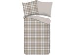 Set Di Biancheria Da Letto In Flanella Good Morning Bernardus Colore Sabbia Dimensioni 135X200+80X80