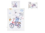 Chipolino Set Di Biancheria Da Letto 5 Pezzi, Piumone 95 X 125 Cm Cuscino 35 X 45 Cm Pilota Blu