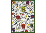 Strofinaccio Excelsa In Cotone Calavera 50X70 Cm Colorato