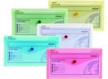 Astuccio Portadocumenti Din Lungo Classico Colori Assortiti Confezione Da 5