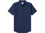 Burton - Camicia Da Uomo Manica Corta BW1660 (Xl) (Blu Navy)