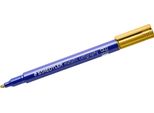 10X Staedtler 8325-11 Marcatore Metallico Calligrafico Oro