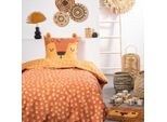 Biancheria Da Letto Per Bambini Animali Con Orecchie Magic Jungle, 100% Cotone