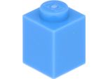 Lego® 10 Pezzi 3005 Mattoncini 1X1 Parte Basic 10 Media Blu