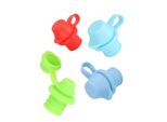 4Pcs Sippy Beccuccio Bottiglia Top Beccuccio Silicone Bottiglia Top Sippy Beccuccio Per Bambini Bambini