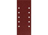 Wolfpack Linea Profesional Carta Vetrata Di Ricambio Con Chiusura A Velcro 115X280 Mm. Con Fori Grana 80 (10 Pezzi)