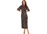 Dorothy Perkins - Abito Midi A Portafoglio Per Donna DP1280 (34 De) (Bronzo)