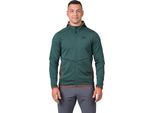 Hannah Damar Felpa Con Cappuccio E Zip Integrale Verde L Uomo Verde L