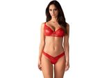Obsessive - Set Due Pezzi Aliosa - Rosso
