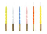 Candele Di Compleanno Ritorte 14 Cm | 6 Pz. Colorate