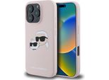 Karl Lagerfeld Klhmp16Lskchpplp Iphone16 Pro 6.3 RóżOwy/Rosa Custodia Rigida In Silicone Con Stampa A Doppia Testa Magsafe