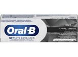 Oral-B 3D White Advanced Dentifricio Al Carbone Gusto Menta Fresca Tubo 75 Ml