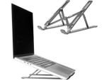 Accezz Supporto Per Laptop - Supporto Per Laptop - Regolabile E Pieghevole - Grigio