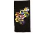 Bakugan Badetuch Schwarz 70 X 140 Cm Baumwolle