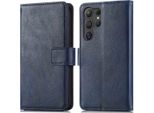 Custodia Per Cellulare Imoshion Per Samsung Galaxy S25 Ultra - Cover Flip A Libro - Blu Scuro