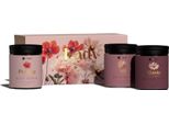 Hiskin Lady Flowers Set Di Sali Da Bagno, 200 Ml + Scrub Corpo, 200 Ml + Burro Corpo, 200 Ml