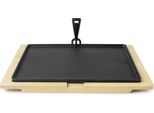 Piatto In Ghisa Ibili + Base In Legno 38X28 Cm Taglia Unica