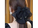 Ecarla Fermaglio Per Capelli - Fiocco Di Tulle - Fermaglio Per Capelli Nero