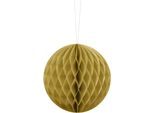 Palla A Nido D'ape 10Cm Oro