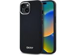 Dkny Dkhmp15Spscmclk Custodia Rigida Iphone 15 6.1Czarny/Nero Logo Semplice Magsafe