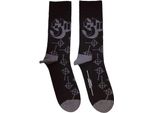 Ghost - Calze Alla Caviglia Per Uomo/Donna Unisex RO12248 (40,5 Eu - 45,5 Eu) (Nero/Grigio)