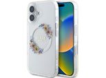 Guess Guhmp16Shfwfct Iphone 166.1 PrzeźRoczysty/Transparent Hardcase Iml Flowers Wreath Magsafe