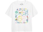 Peppa Pig - Maglietta "Fun Friends"" Per Bambina TV2824 (104) (Bianco)"