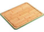Kesper Tagliere Con Bordo Verde, 40 X 30 X 1,6 Cm, Bambù Kesper 58291