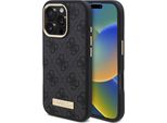 Guess Guhmp16Lu4Gprk Iphone 16 Pro 6.3 Czarny/Nero Custodia Rigida 4G Logo Piastra Magsafe
