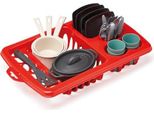 Scolapasta Giocattolo Ecoiffier Con Stoviglie - Set Da 23 Pezzi Per Bambini