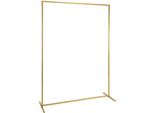 Supporto Decorativo Dorato 150X200 Cm | Arco In Metallo Per Decorazioni Di Palloncini E Fiori | Elegante Cornice Decorativa Per Eventi
