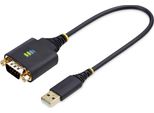 Startech.Com Cavo Adattatore Usb A Seriale Da 30 Cm, Convertitore Da USB-A A DB9 RS232 Com Retention Con Dadi E Viti Intercambiabili, Ftdi Ic/Esd, Win/Macos/Linux