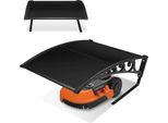 Clanmacy Tosaerba Garage Tosaerba Robot Cofano Tosaerba Robot Tetto Tosaerba Protezione Solare 106X87X50 Cm Tetto Nero