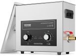 Vevor Pulitore Ad Ultrasuoni Con Timer Di Riscaldamento E Cestello 6 L Macchina Digitale Professionale A Cavitazione Sonica, 180 W Macchina Per La Pulizia Di Strumenti Per Orologi Occhiali Monete Parti Metalliche Strumenti