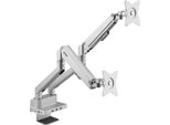 Speaka Professional SP-MM-800 Supporto Da Tavolo Per Monitor A 2 Vie 43,2 Cm (17) - 81,3 Cm (32) Docking Station Integrata, Tecnologia A Pressione Di Gas, Inclinabile, Girevole (SP-10493140)