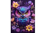 Bluebird Puzzle Fiori E Gufi - Giocattolo Colorato Da 300 Pezzi