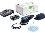 Festool Etsc 2 150-Basic Levigatrice Rotorbitale A Batteria 18 V 150 Mm Brushless + 1X Batteria Ricaricabile 3,0 Ah + Caricabatterie + Systainer