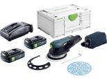 Festool Etsc 2 150-Basic Levigatrice Rotorbitale A Batteria 18 V 150 Mm Brushless + 2X Batteria 3,0 Ah + Caricabatterie + Systainer