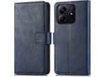 Custodia Imoshion Per Xiaomi Redmi Note 14 5G - Flip Cover Bookcase Flip - Blu Scuro
