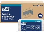 Tork 130043 Salviette Di Carta Multiuso Resistenti Per Il Sistema A Salvietta Singola W4 / Salviette Di Carta A 2 Veli In Bianco / / 200 Salviette Di Carta / 38,5 X 32,4 Cm (L X L)