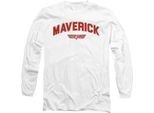 Top Gun - Maglietta "Maverick"" Per Uomo/Donna Unisex TV10846 (L) (Bianco)"