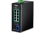 Trendnet TI-BG5091 Switch Industriale A Barra Din 2,5G A 9 Porte Poe++ Con Porte 10G