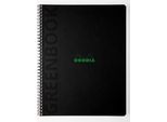 Rhodia 5X Quaderno A4+ 350 G/M2, 80 Fogli Perforati A Righe, 90 G/M2 Nero 119933C