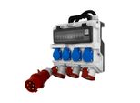 Distributore Di Corrente Da Cantiere 2X16A 32A Cee 4X230V Distributore Mobile Con Maniglia E Cavo Con Spina Cee 32A Distributore Di Corrente Doktorvolt DV-1420-F