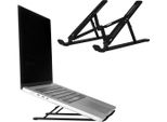 Accezz Supporto Per Laptop - Supporto Per Laptop - Regolabile E Pieghevole - Nero