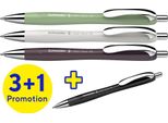 Schneider 50-132684 3 + 1 Gratis: Schneider Kugelschreiber Slider Rave Xb Farbsortiert, Schreibfarbe: Blau, 3 St. + Gratis 1 St.
