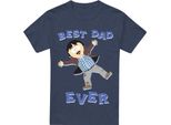 South Park - Maglietta "Miglior Papà Di Sempre"" Per Uomo/Donna Unisex - Festa Del Papà TV15373 (S) (Blu Navy)"