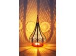 Lanterna Orientale Luce Del Vento Decorazione Giardino Ezana Oro
